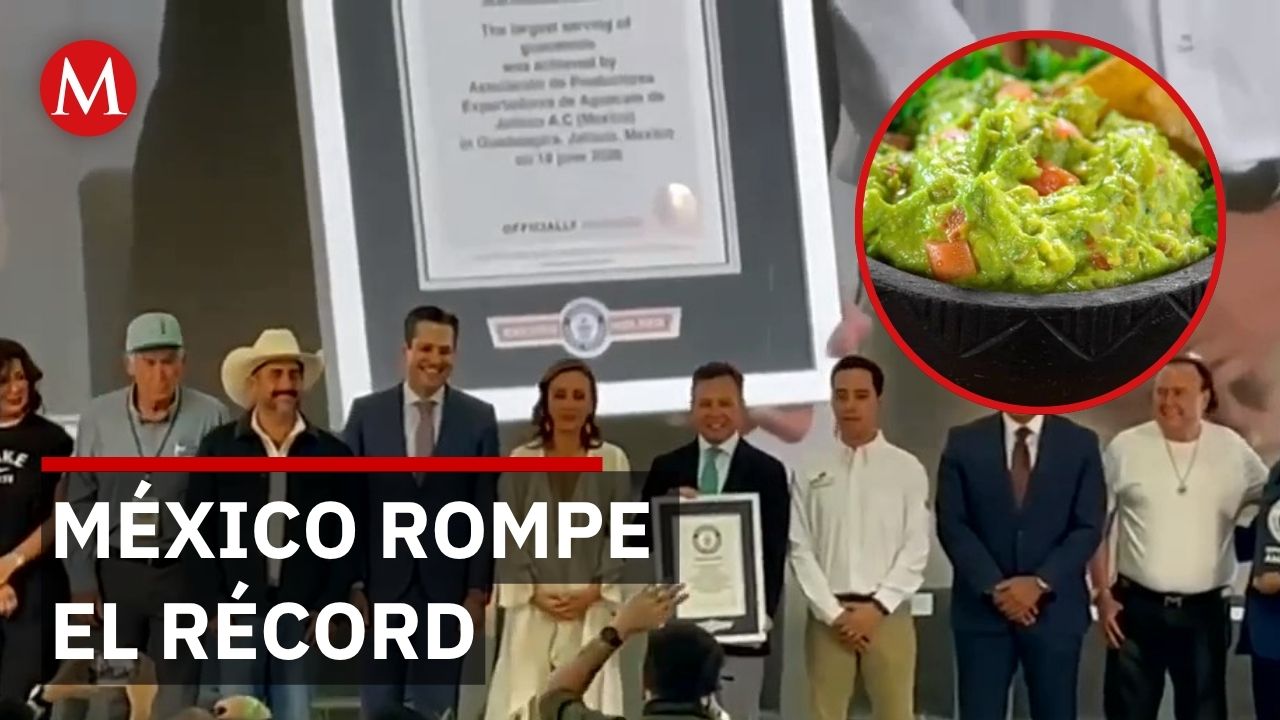 Récord Guinness: Jalisco prepara el guacamole más grande del mundo