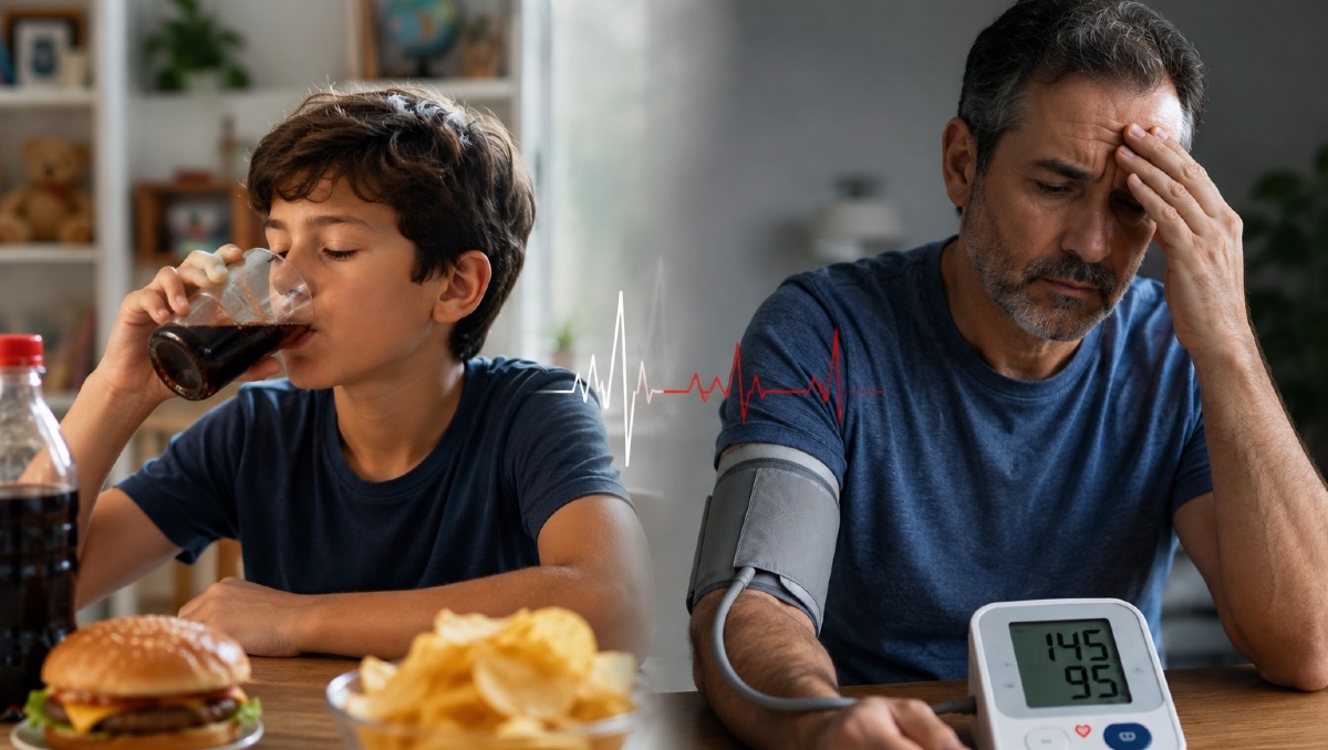 Lo que bebes de niño podría afectar tu presión arterial en la adultez | IA DISCOVER