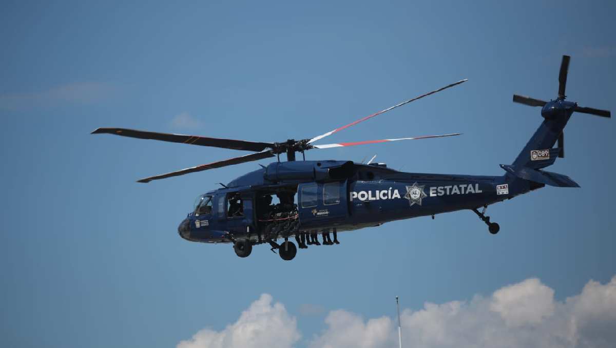 Black Hawk facilitará capacidad de respuesta en operativo de Edomex. | Foto: Tania Contreras