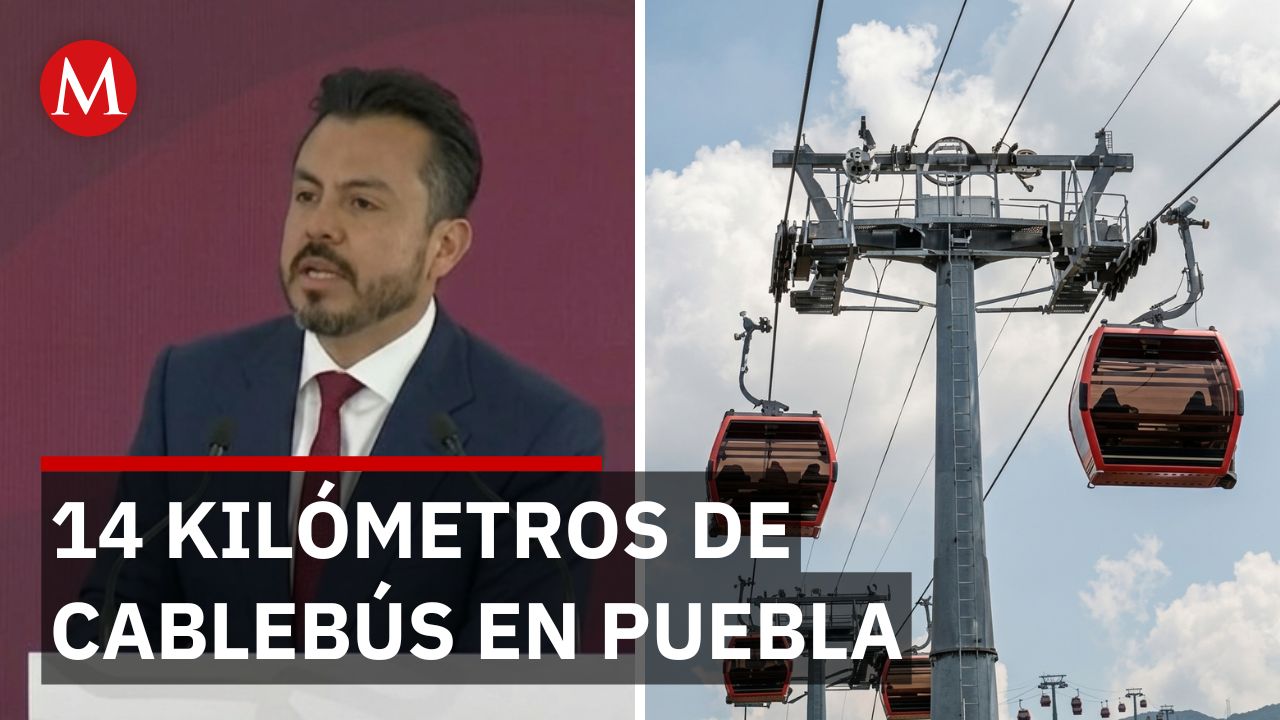 Cable bus de Puebla iniciará operaciones en 2 meses con 14 km y 9 estaciones