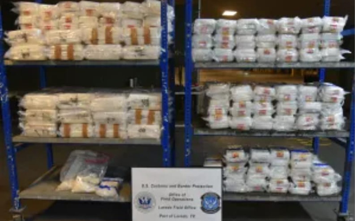 Intento de cruce termina en decomiso millonario en frontera de Tamaulipas. | Cortesía: CBP
