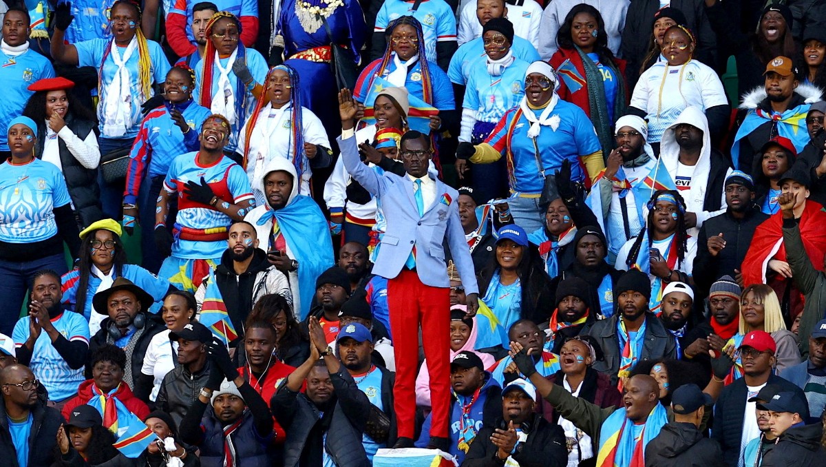 Famoso aficionado de RD Congo llega a Guadalajara para apoyar a su selección en el Mundial (Reuters)