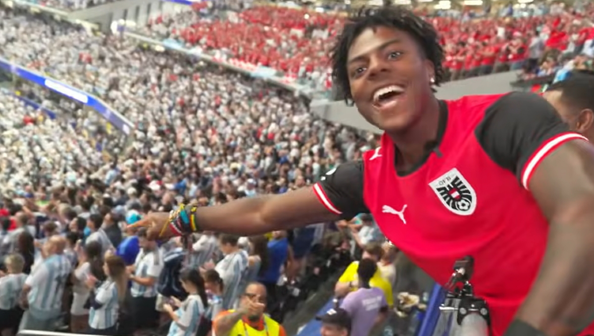Así fue el festejo de Speed el penalti fallado de Messi ante Austria en el Mundial (Captura de pantalla)