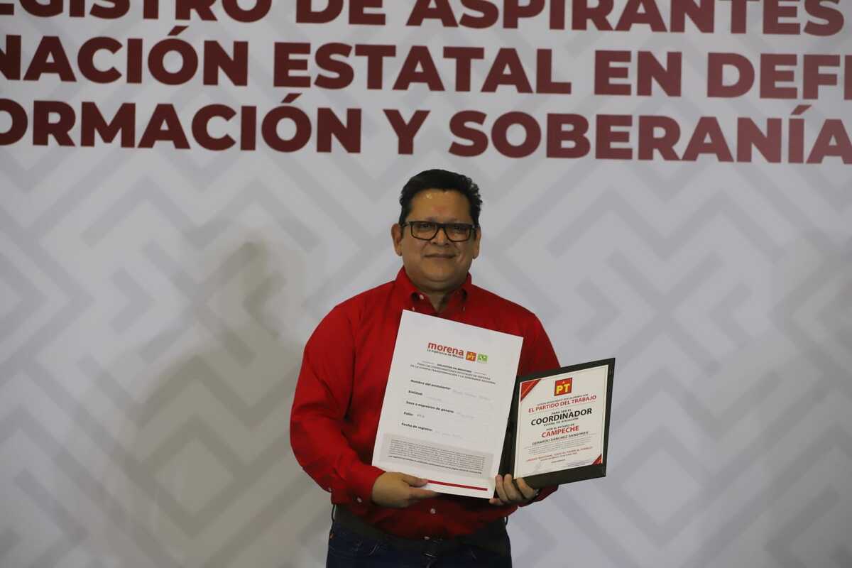 Gerardo Sánchez Sansores, aspirante de Campeche. | Foto: Javier Ríos