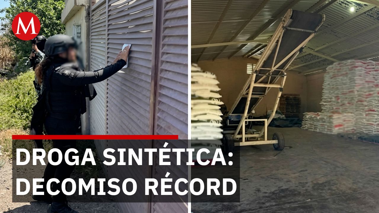 Guardia Nacional y Ejército desmantelan laboratorio clandestino con 24 mil litros de droga