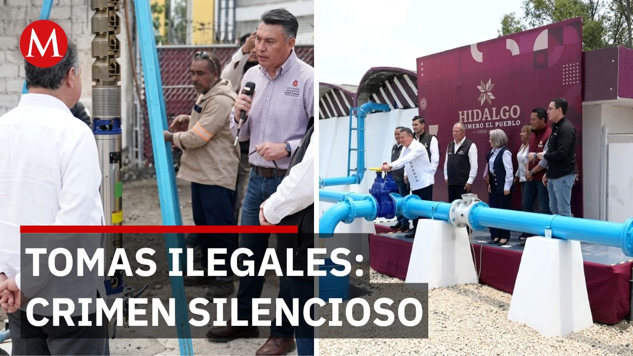 Hidalgo clausura 15 mil tomas clandestinas de agua e inicia 200 denuncias por robo hídrico