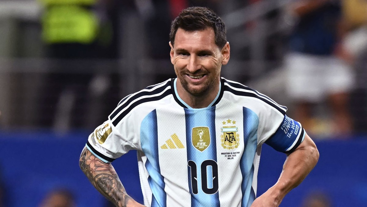 Lionel Messi falló un penal durante el Argentina vs Austria (AFP)