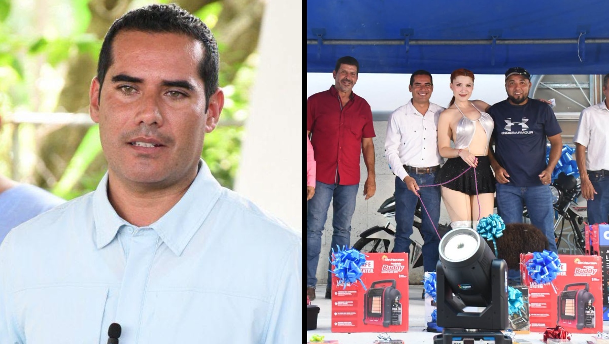 Moisés Borjón invitó a los papás a festejar en compañía de la modelo Lexy Beltrán | Foto: Especial