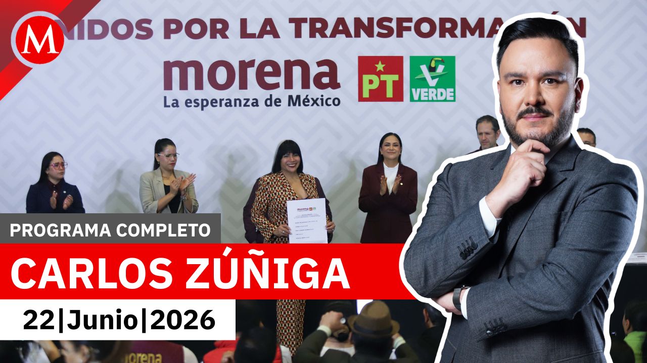 Morena y aliados abren registro de aspirantes rumbo a 2027 | Carlos Zúñiga, 22 de junio de 2026