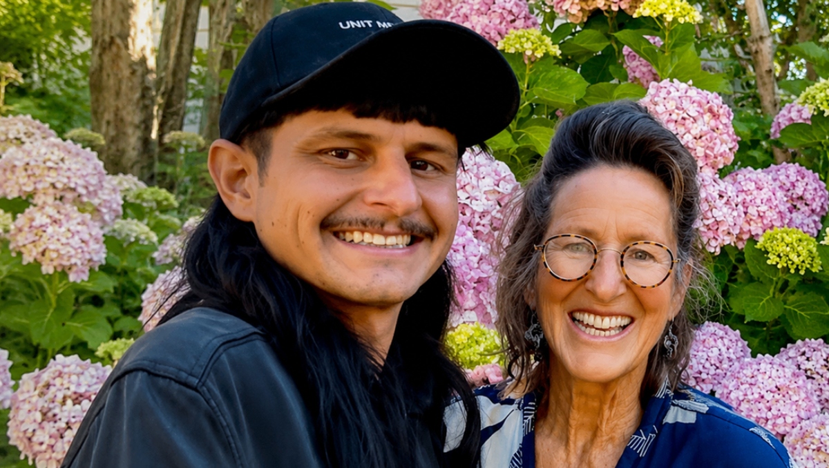 Oliver Tree y su madre Christine Begin Nickell (Foto: Especial)