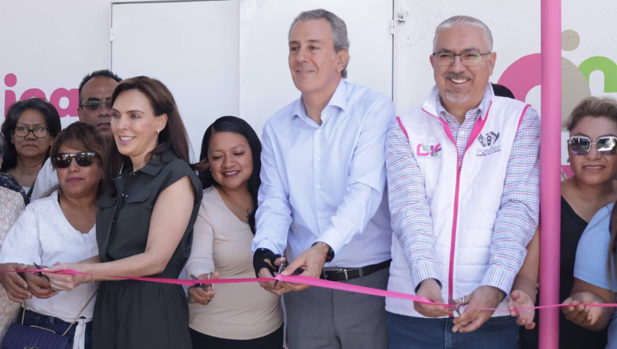 Pepe Chedraui y MariElise Budib inauguran la primera Unidad Médica Imparable  | Cortesía Ayuntamiento de Puebla