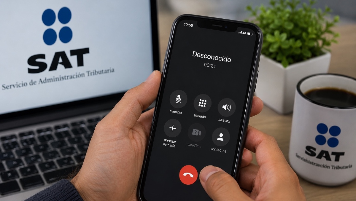 SAT alerta por llamadas falsas para robar datos bancarios | IA DISCOVER