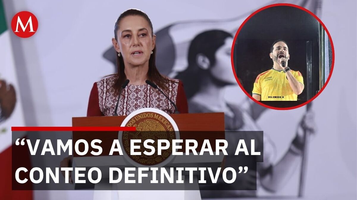 Sheinbaum reacciona ante las elecciones en Colombia