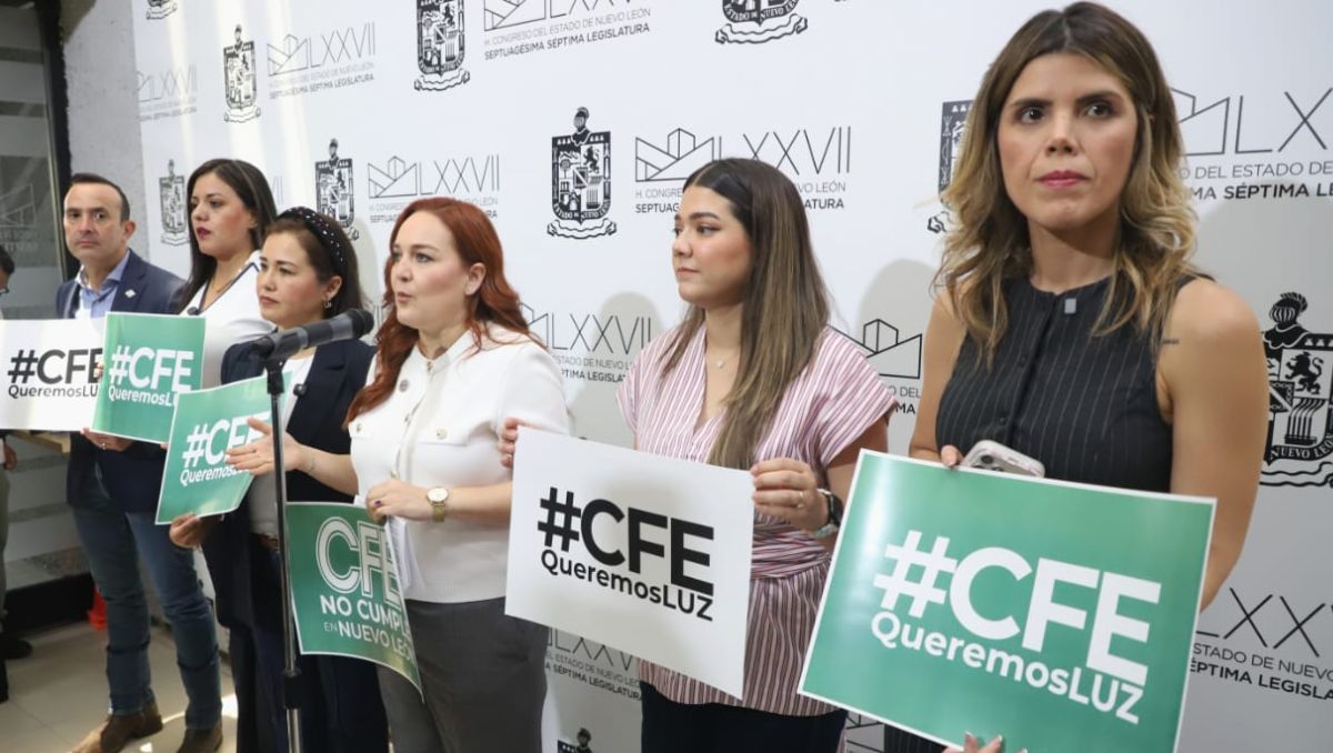 Traían pancartas en mano con la leyenda #CFEQueremosLuz | Luis Guerra