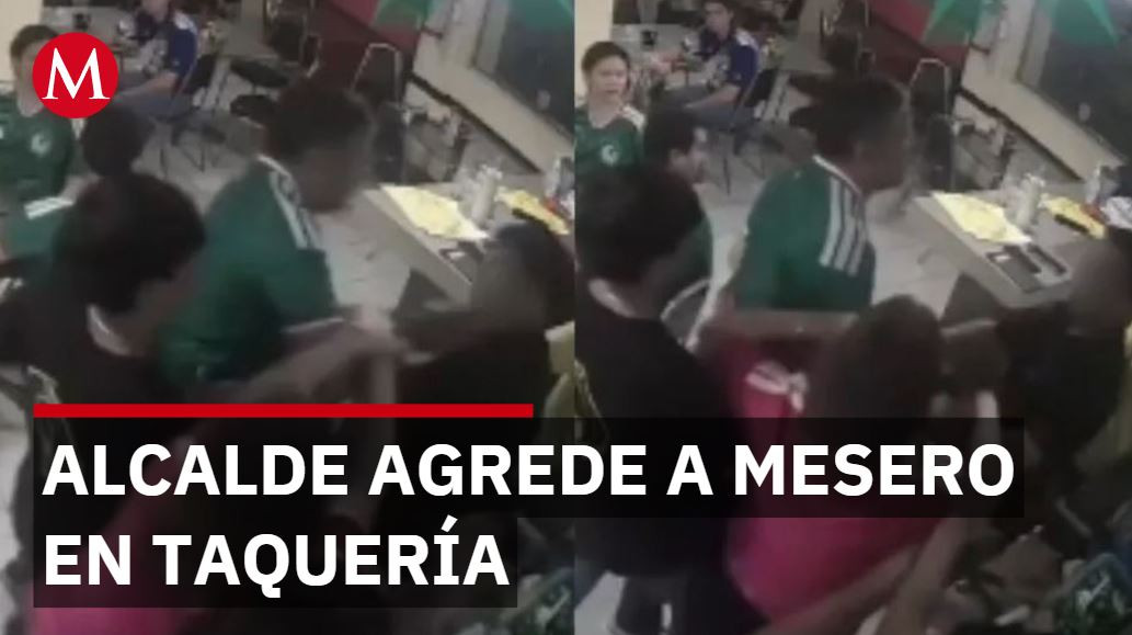 Alcalde de El Carmen agrede a mesero en taquería de San Pedro
