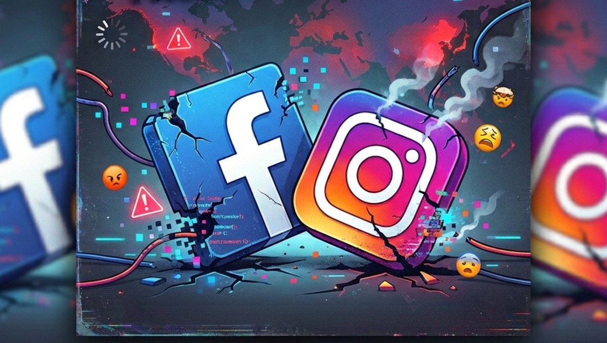Caída de Facebook e Instagram.