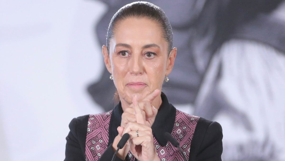 Claudia Sheinbaum explica que la invitación a Merlín a Palacio de Gobierno responde a la agenda mundialista. Foto: Ariel Ojeda