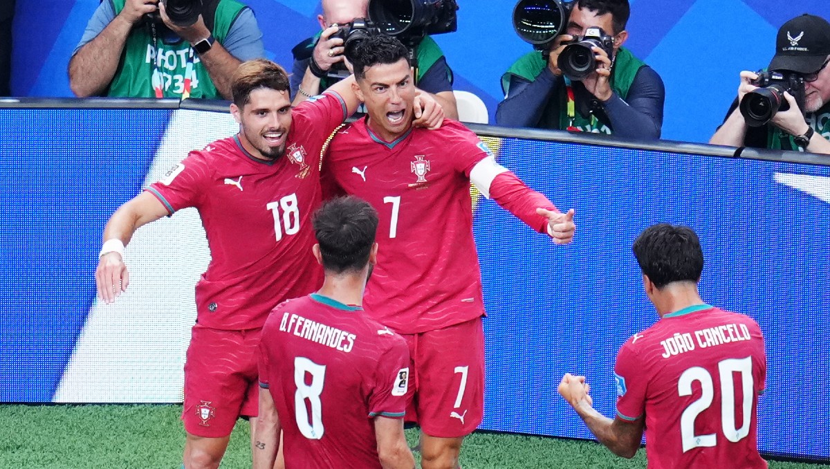 Cristiano Ronaldo comanda goleada de Portugal sobre Uzbekistán con doblete (AP)