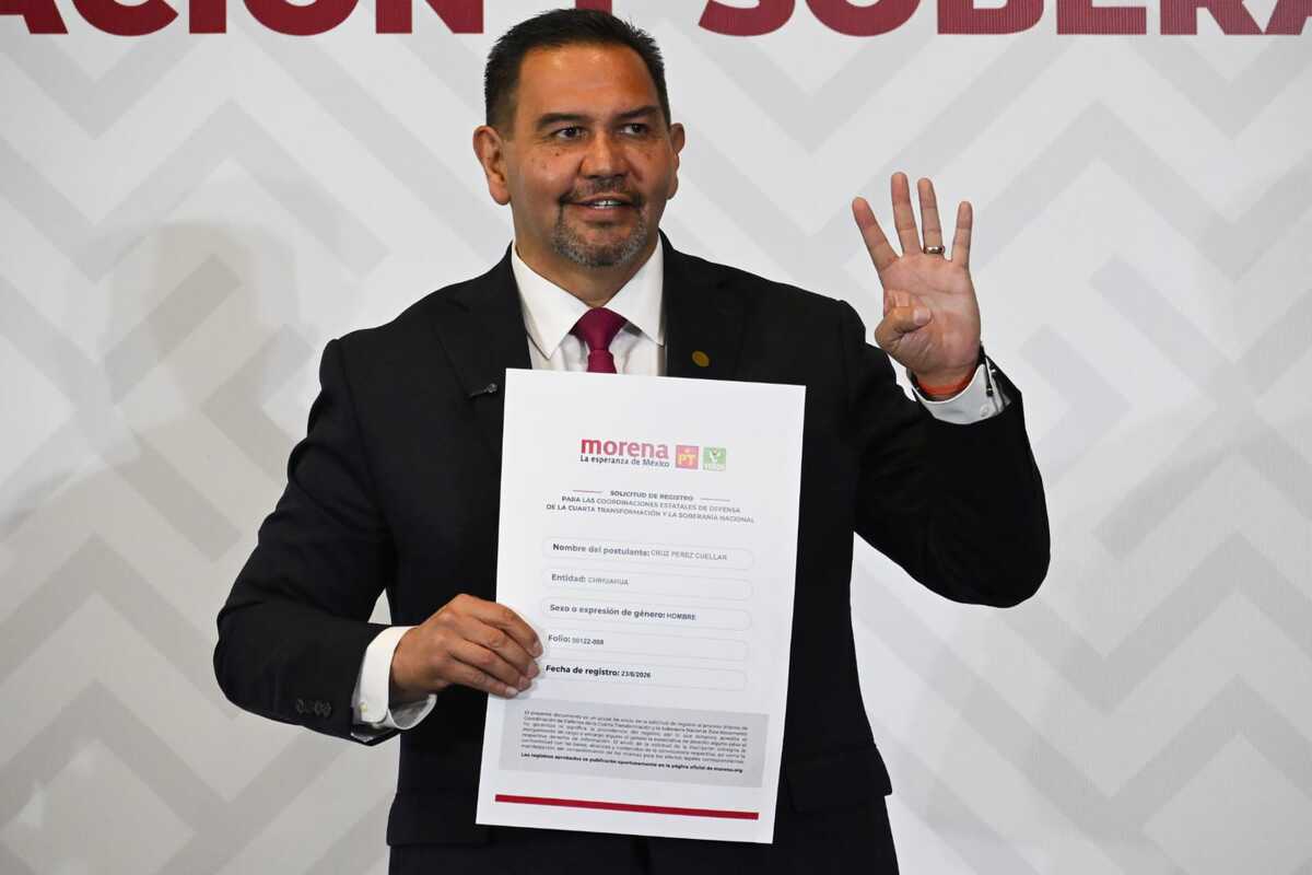 Cruz Pérez Cuellar, alcalde con licencia de Ciudad Juárez. | Foto: Daniel Augusto.