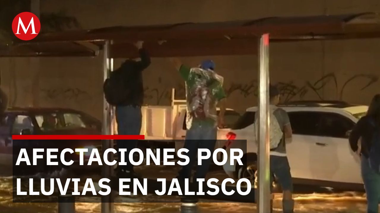 Lluvias afectan Jalisco; Ameca presenta inundaciones y desbordamientos