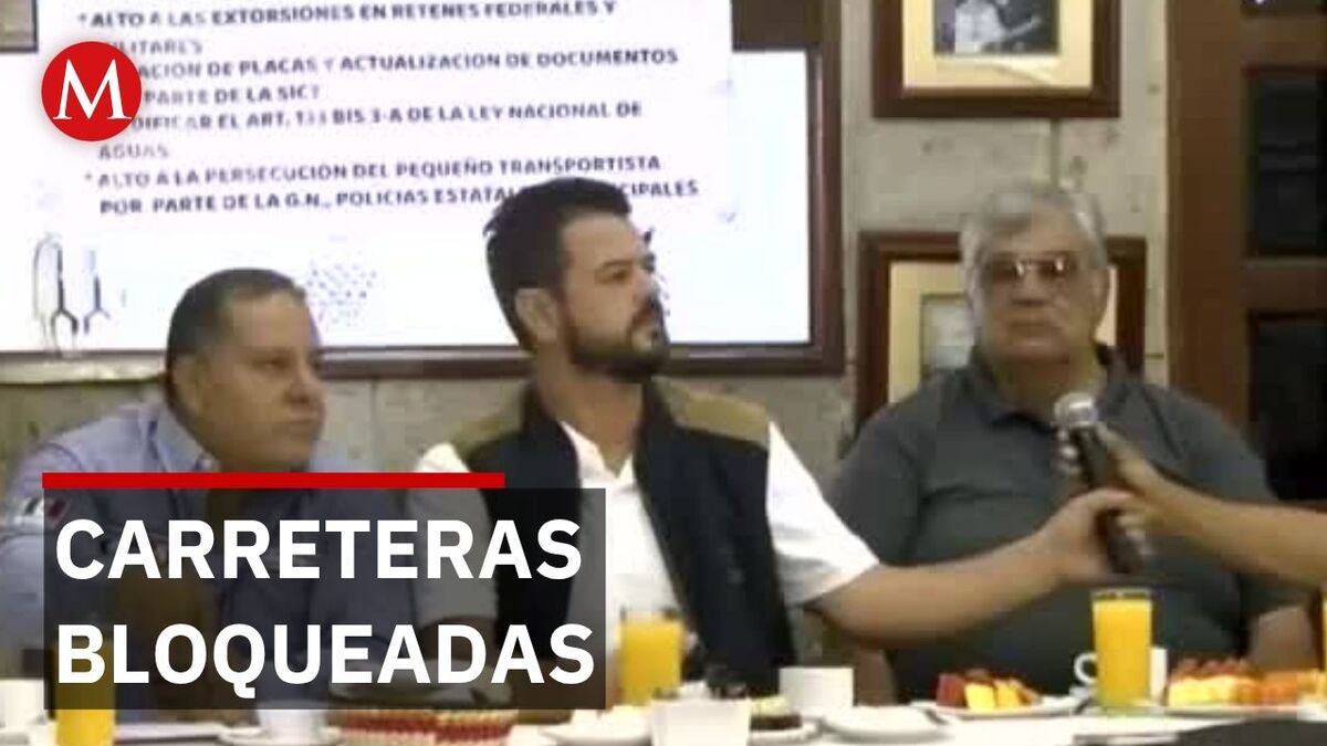 Paro de transportistas cierra mañana 3 carreteras principales en Guadalajara