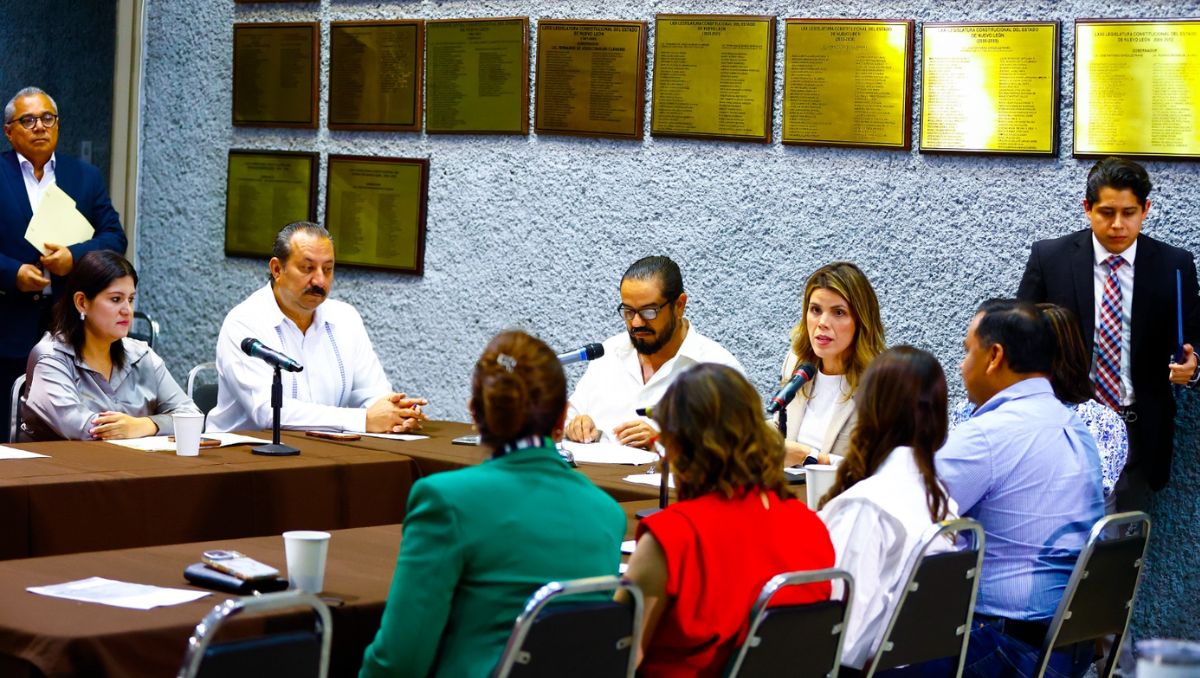 La presidenta Claudia Caballero pidió estar al pendiente del llamado para reanudar la sesión. | Jorge López