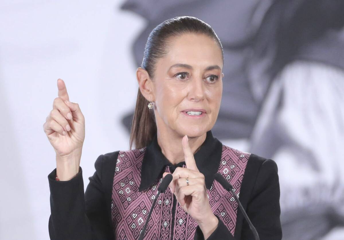 La Presidenta aseguró que hay una buena comunicación entre México y EU en materia de seguridad. | Foto: Ariel Ojeda
