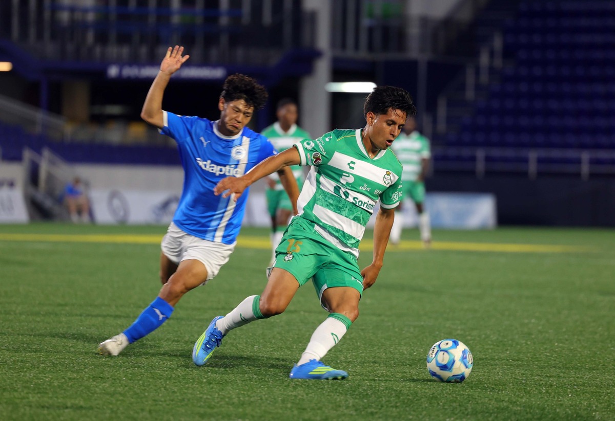 Santos Laguna se impone 2-0 al Annapolis Blues FC. | Cortesía Club Santos.