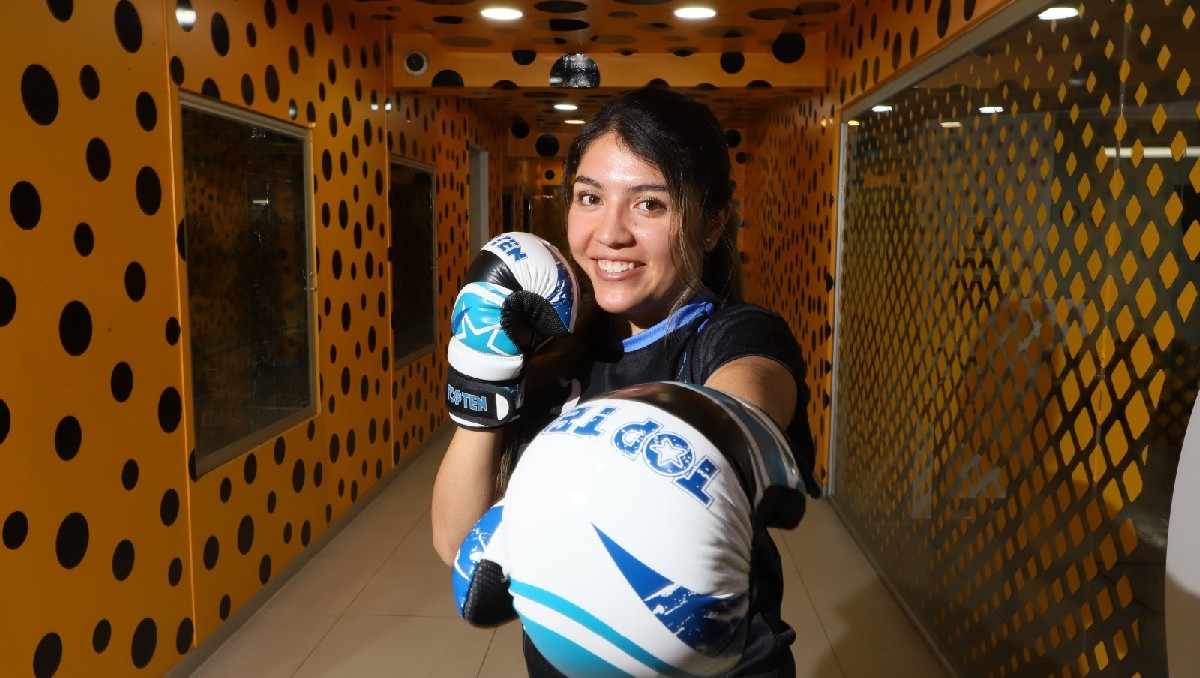 Scarleth Saucedo pide apoyo para asistir al Mundial de kickboxing (Octavio Hoyos)