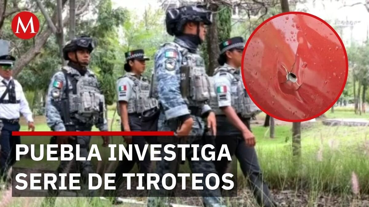 Tirador en Puebla dispara desde la calle a autos en movimiento; fiscalía abre 7 investigaciones