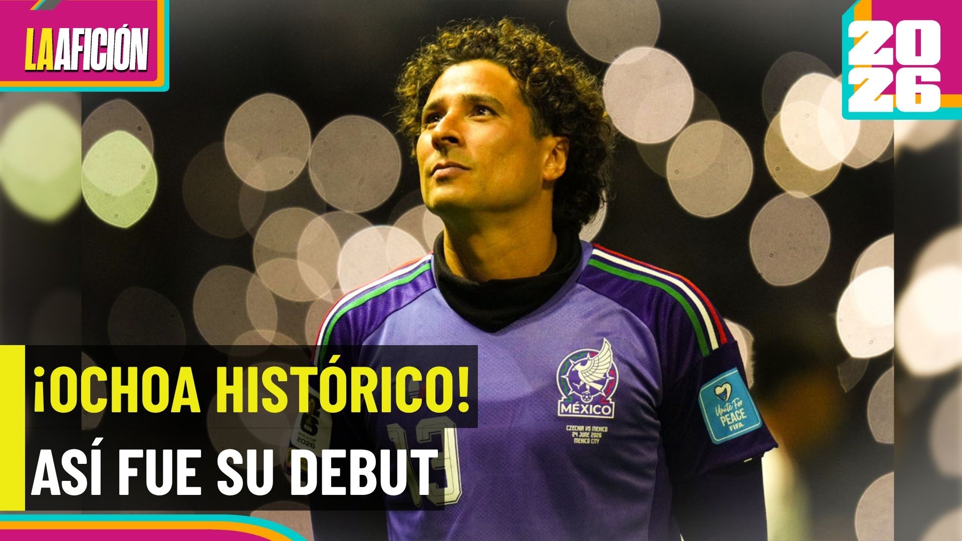 Guillermo Ochoa entró de cambio en el partido de este miércoles de la Selección Mexicana ante Chequia y vio actividad en su sexto Mundial con el Tricolor.