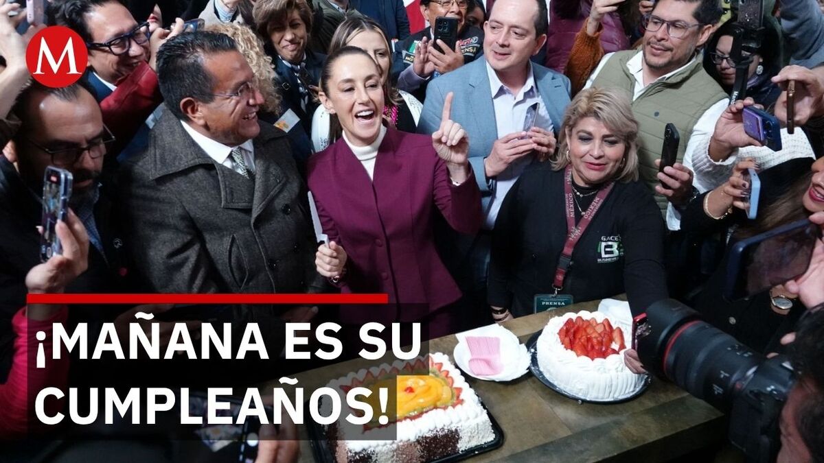 Claudia Sheinbaum celebrará su cumpleaños 64 en 'La Mañanera'
