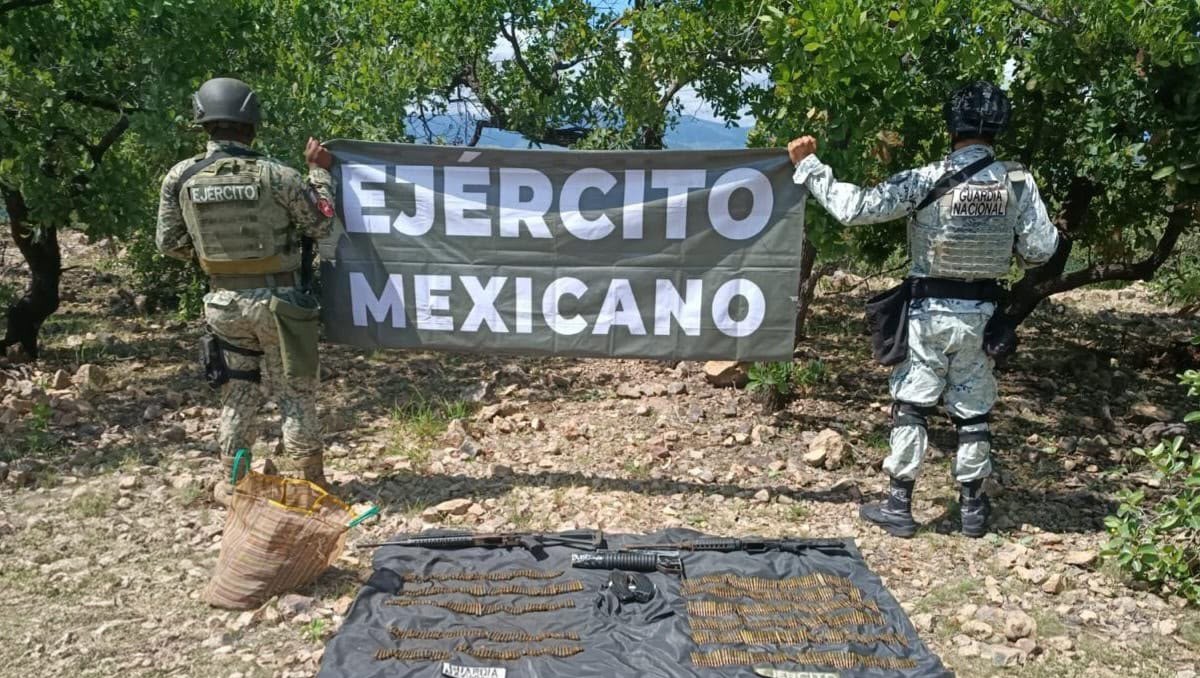 Ejército mexicano asegura armas | Foto: Especial