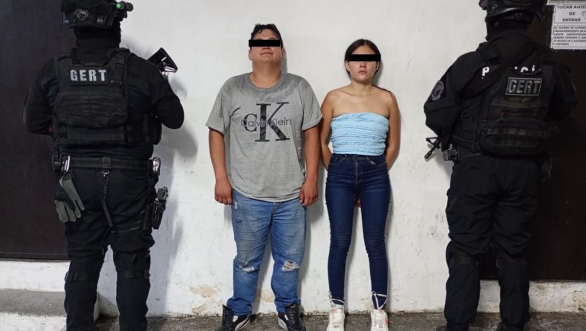 Héctor Daniel, de 24 años, y Vannia Sofía, de 23, fueron interceptados en Rincón de las Palmas. Foto: Especial