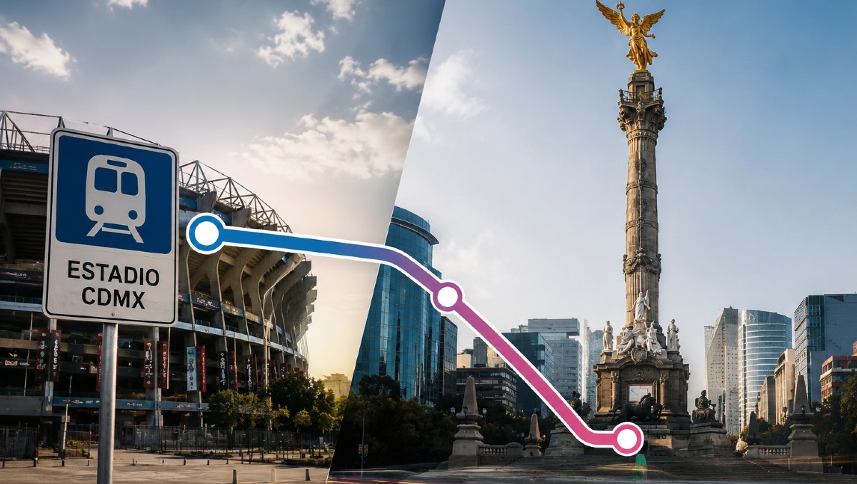 Llega al Ángel de la Independencia en transporte público | IA DISCOVER