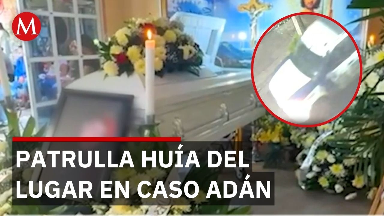 Policía de Guanajuato niega asesinato de Adán, pero una cámara captó patrulla huyendo del lugar
