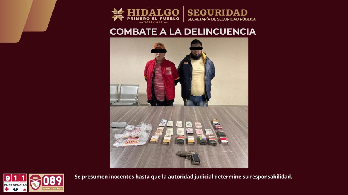 Rescatan a empleadas durante asalto en Tula. (Cortesía: SSPH)