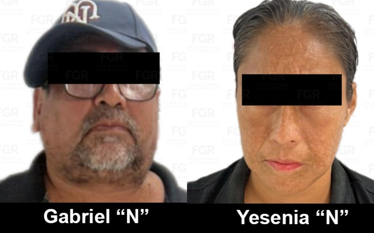 Yesenia “N” y Gabriel “N” vinculados en Reynosa. | Cortesía; FGR
