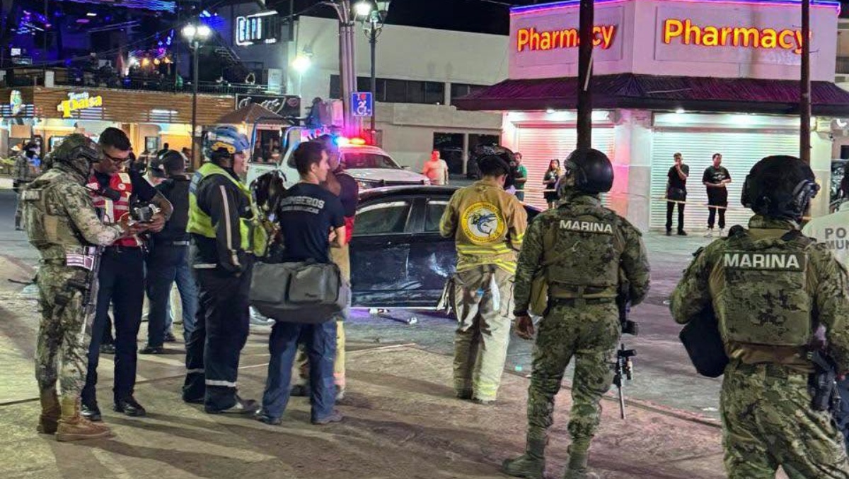 Al lugar acudieron elementos de Protección Civil y fuerzas federales | Foto: Ayuntamiento de Los Cabos
