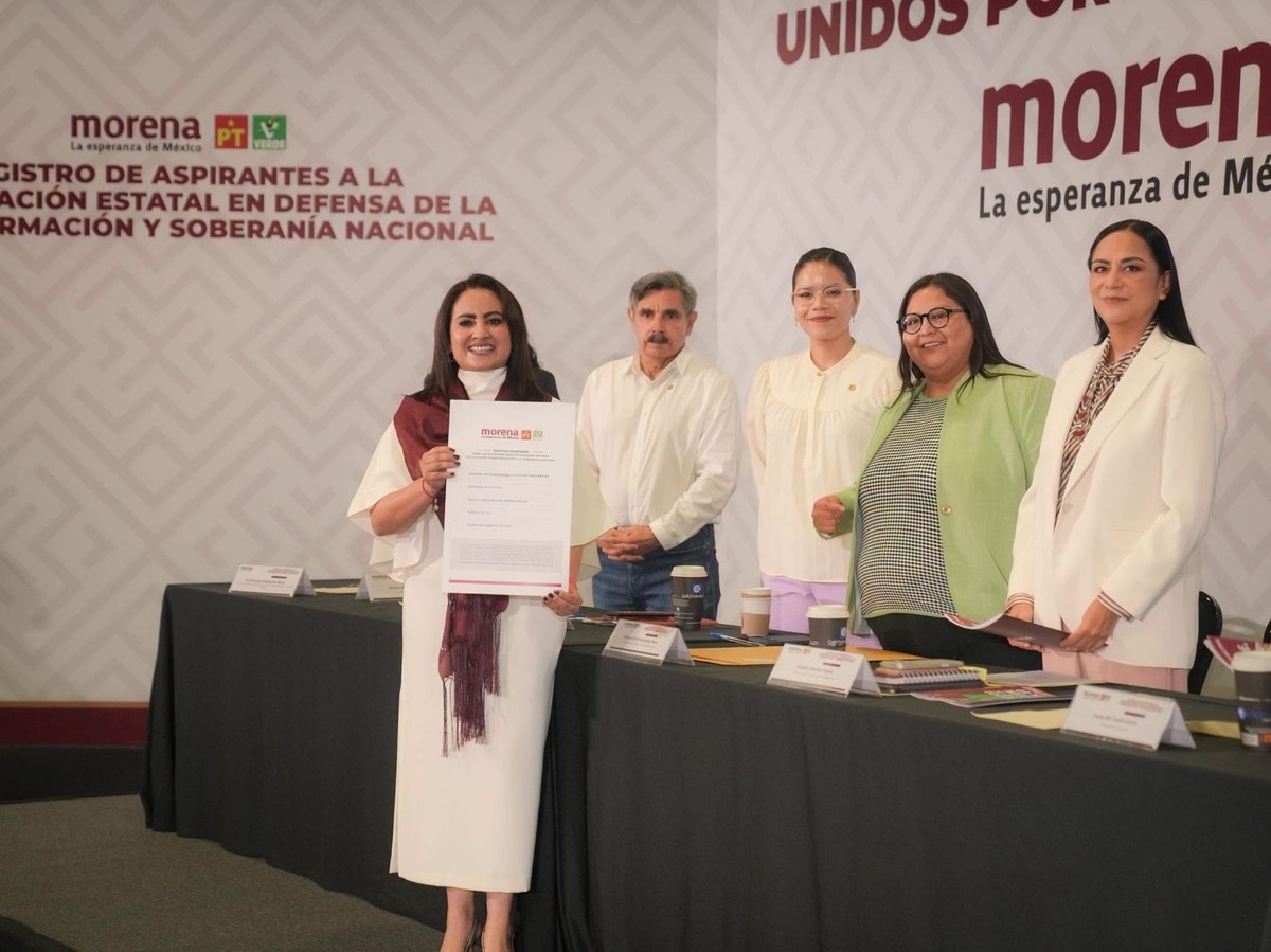 Arropada por militantes, simpatizantes, líderes y fundadores del partido. (Foto: especial)