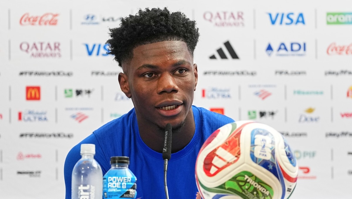 Aurélien Tchouaméni habló previo al partido de Francia en el Mundial. (Agencia AP)