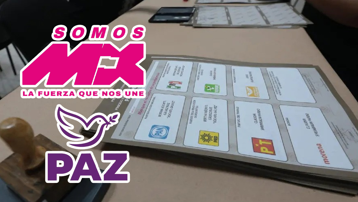 La boleta de 2027 ahora contará con ocho logos de partidos políticos. | Diseño: Margarita Salmorán