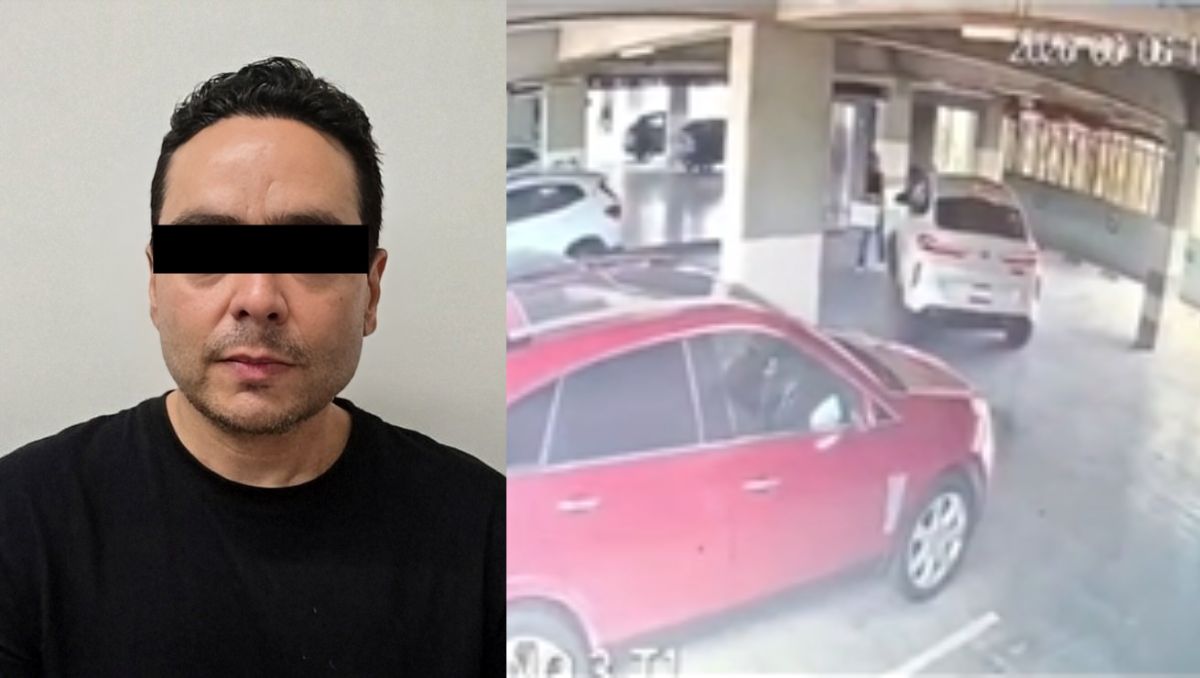 Cámaras del estacionamiento captaron el momento exacto del atropello intencional. Especial