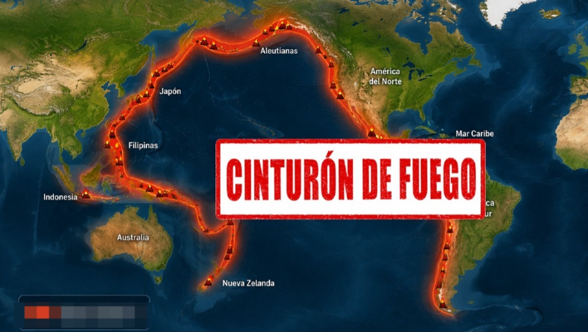 El Cinturón de Fuego cruza diferentes países del Pacífico | IA Discover