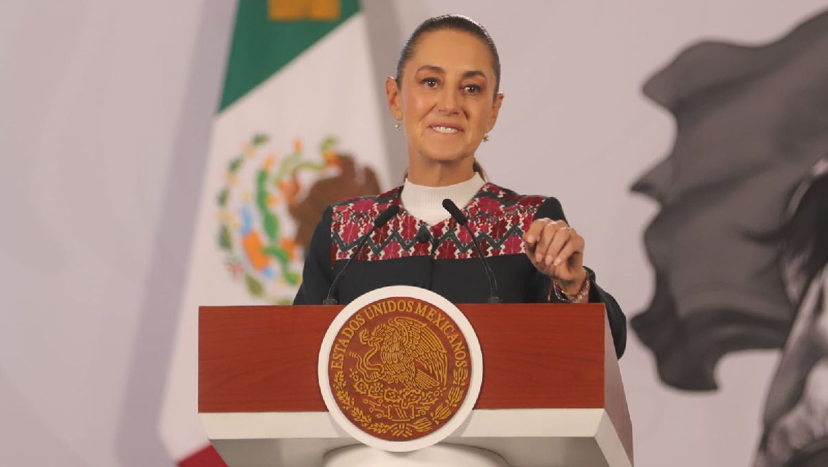Claudia Sheinbaum en la Mañanera del Pueblo del jueves 25 de junio 2026. | Foto: Javier Ríos