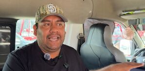El conductor del taxi dijo que el objetivo es que los pasajeros disfruten del partido