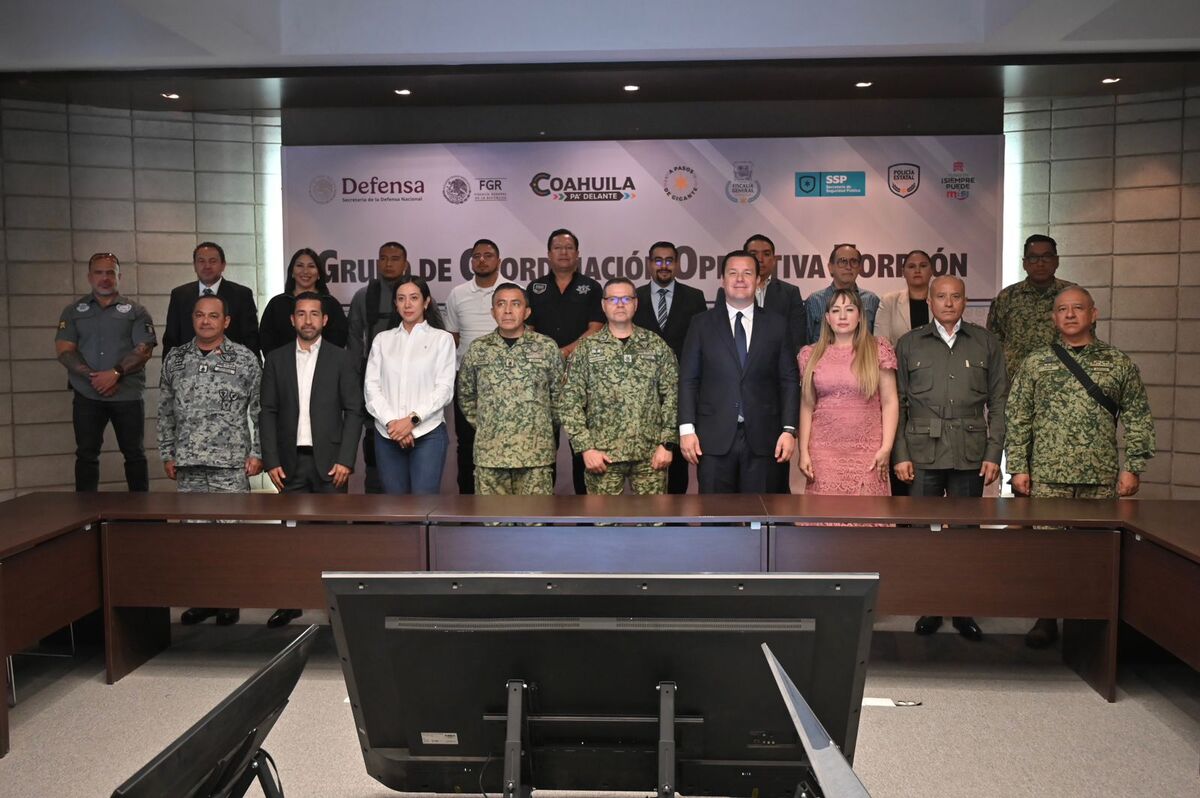 Coordinación entre Coahuila y Durango fortalece seguridad en La Laguna. | Cortesía FGEC.
