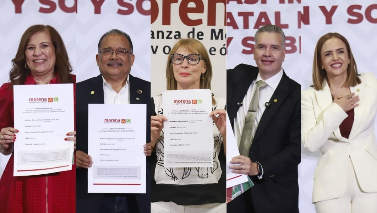 Las 'corcholatas' de Morena en Nuevo León se registran rumbo a la elección de 2027. | Juan Carlos Bautista