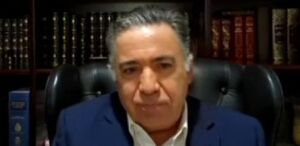 Enrique Inzunza se conecta a reunión del Senado este 25 de junio 2026. | Foto: Especial
