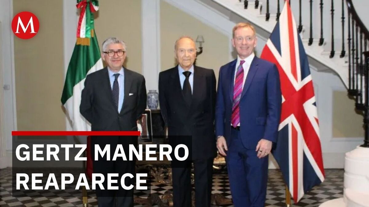 Gertz Manero reaparece en Londres en acto de embajada mientras México enfrenta crisis de seguridad